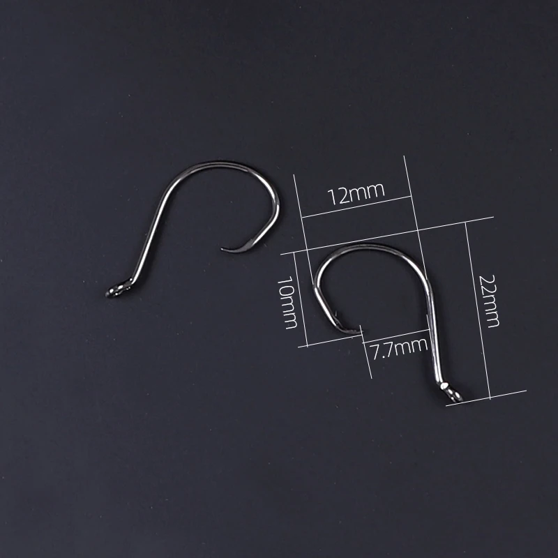 MOBIOS 4# Stock Fishing Hook High Quality Down Eyes Circle Single Fishing Hook 7228BP