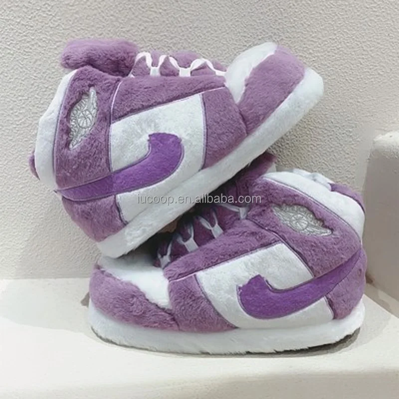 Hot sale indoor slippers winter boots casual sneaker plush fluffy home slippers cozy winter warm sneaker house shoes