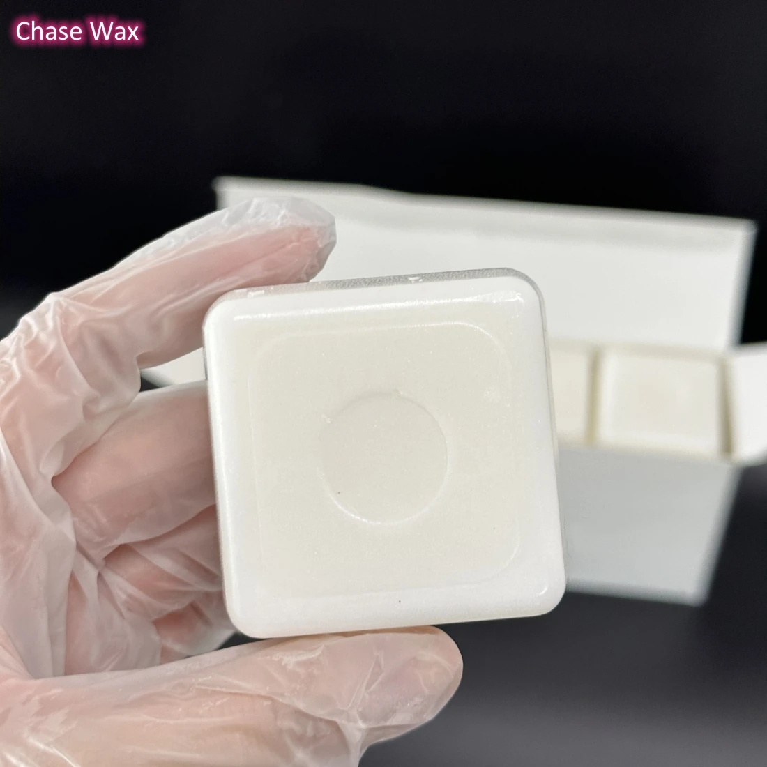 Chase Wax 2.2lb/Box Shimmer Clear Film Depilatory Hard Wax Tablets Blocks For Hair Removal