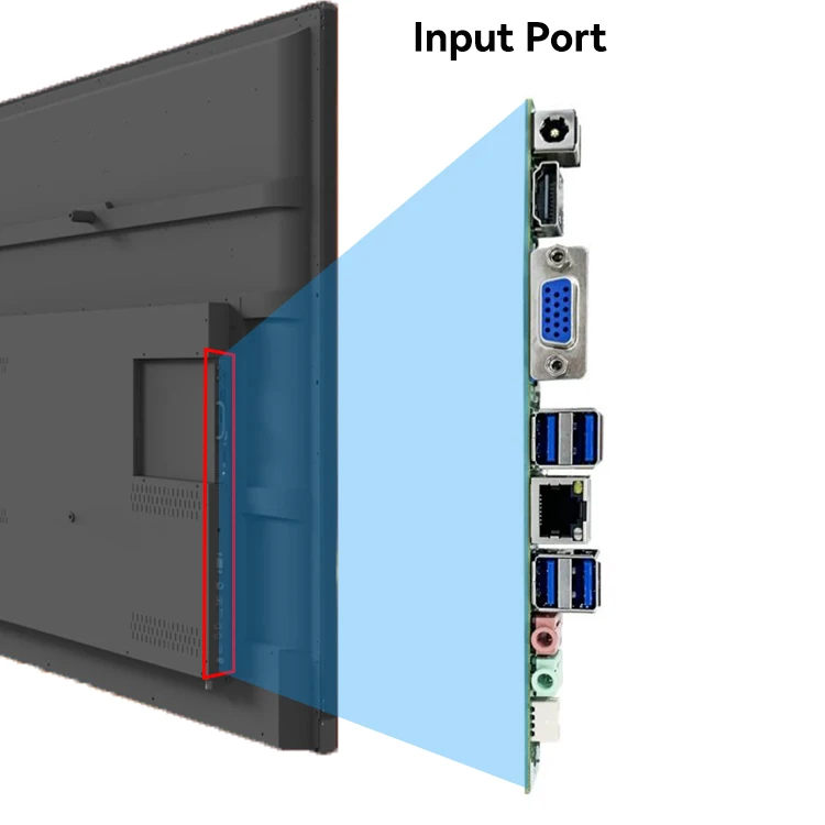 75 inch finger multi touch screen smart LCD display meeting room electronic digital interactive smart white board