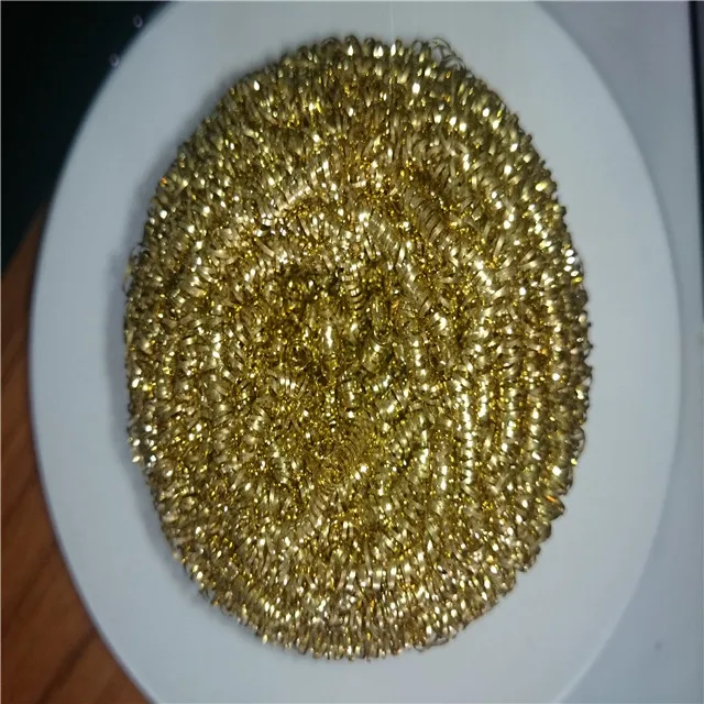 Kitchen Cleaning Best 100% Pure Copper Scourer Scrubber Ball Copper Wire Ball Brass Scourer pad