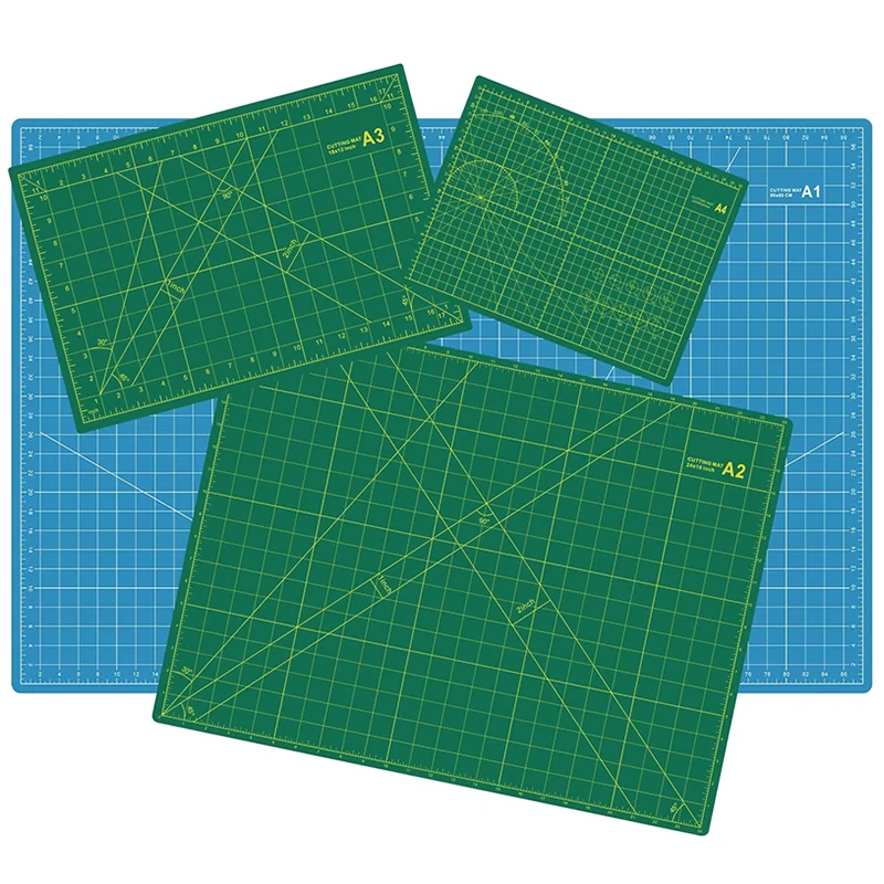 A2 A3 A4 PVC Cutting Mat Double Side Non Slip Cutting Board Pad DIY Self-healing Cutting Mat