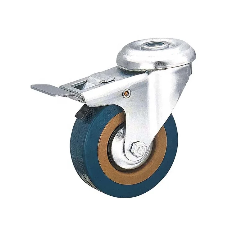 2 дюйма 3 дюйма 4 дюйма Долли поворотный мебель тарелка маленькое серый ПВХ пудры