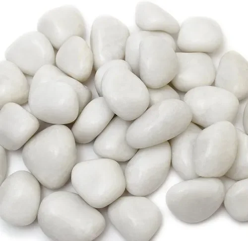 Vietnam natural snow white pebbles white landscaping rock at cheap price for garden outdoor Gravel Pebble Stone