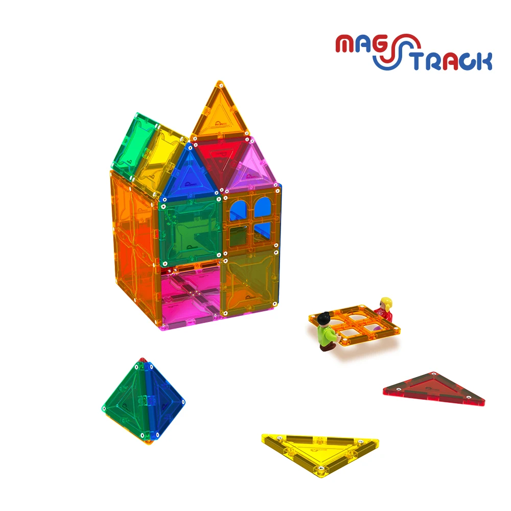 Magnetic Building Blocks STEM Baby Learning Educational Toys Custom Classic Magnetic Building Tiles