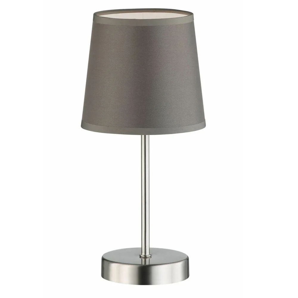 Hot Sale Modern Simple Fabric Lampshade Minimalism Small Bedroom Bedside Hotel Bedroom Led Table Lamp For Room Decoration