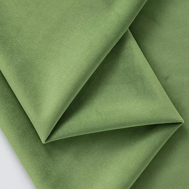 Cost Effective Dutch Velvet Upholstery Fabric Soft Solid Color Anti-Wrinkle Holland Velvet Sofa Fabric