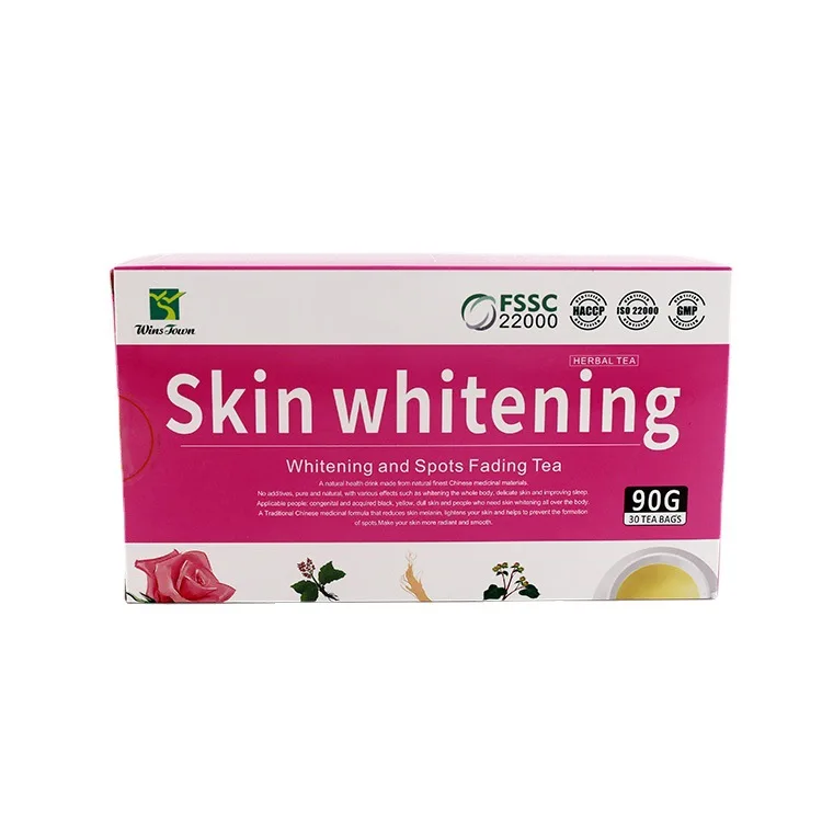 Skin whitening Tea Acne removal and skincare 30 tea bags per box one box for whitening skin effective