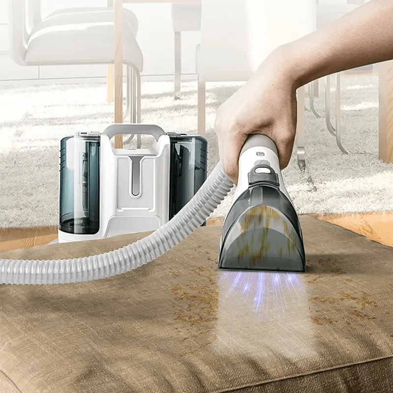 COMPASS Professional Wet and Dry Vacuum Cleaning Portable Sofa Carpet Cleaner Fabric Washing Upholstery Spill Spot Cleaner