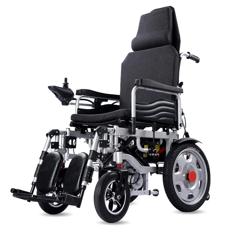 Speed folding electric wheelchairs with joystick controller and remote controller