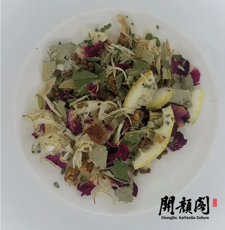 Factory wholesale Dried Fruit Tea Blends Custom Logo OEM ODM Loose Leaf Flavored Tea Private Label Dried Herbal Fruit Tea Blends