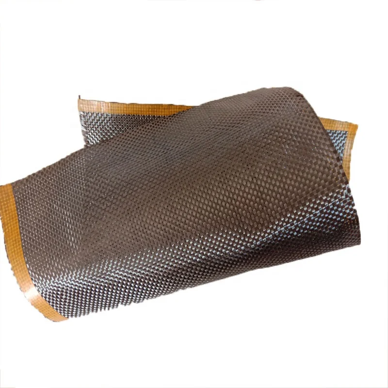 Basalt Fiber Fabric Cloth 200GSM Twill Weave 13um Diameter