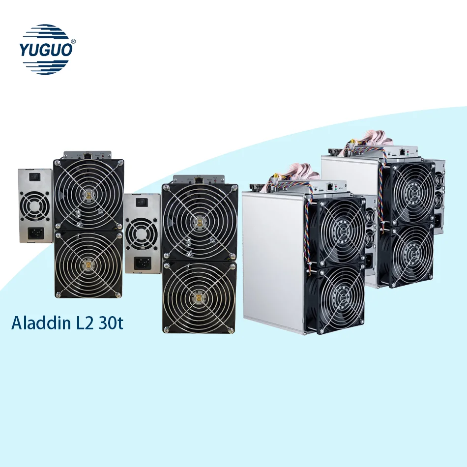 
2021 new ASIC miner Aladdin L2 30t Blockchain SHA 256 30Th Bitcoin Miner 2200W with psu 