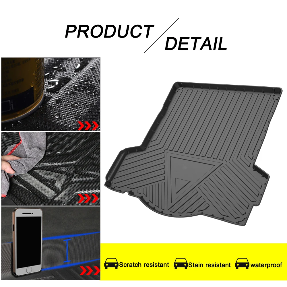 
Car Trunk Mat Cargo Boot Liner Protective Rear Carpet For Lincoln MKX MKZ MKC CORSAIR 
