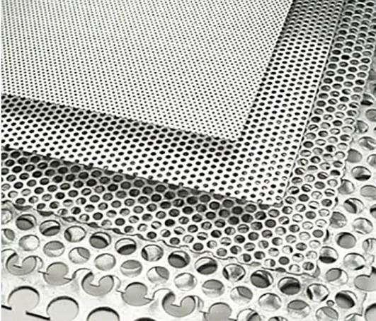 Stainless steel 304 316 micron round hole perforated metal sheet Mesh