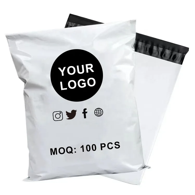 Wholesale Price Self Adhesive White Mailer Bag Small Large Custom Poly Shipping Envelope Bag