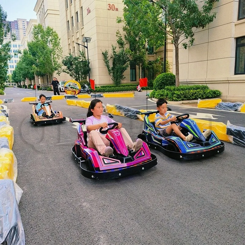 2 seat mini go kart 60V 20AH electric go kart kids battery cheap go karts