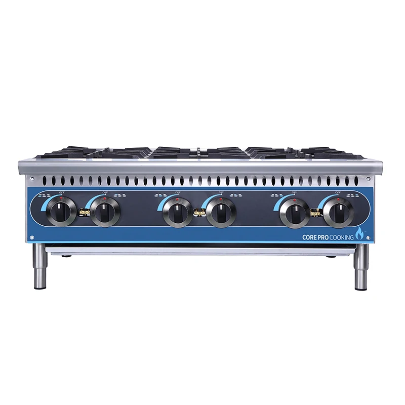 Commercial gas range stove Stainless steel Kitchen equipment Gas 6 burner Stove gas burner range cook