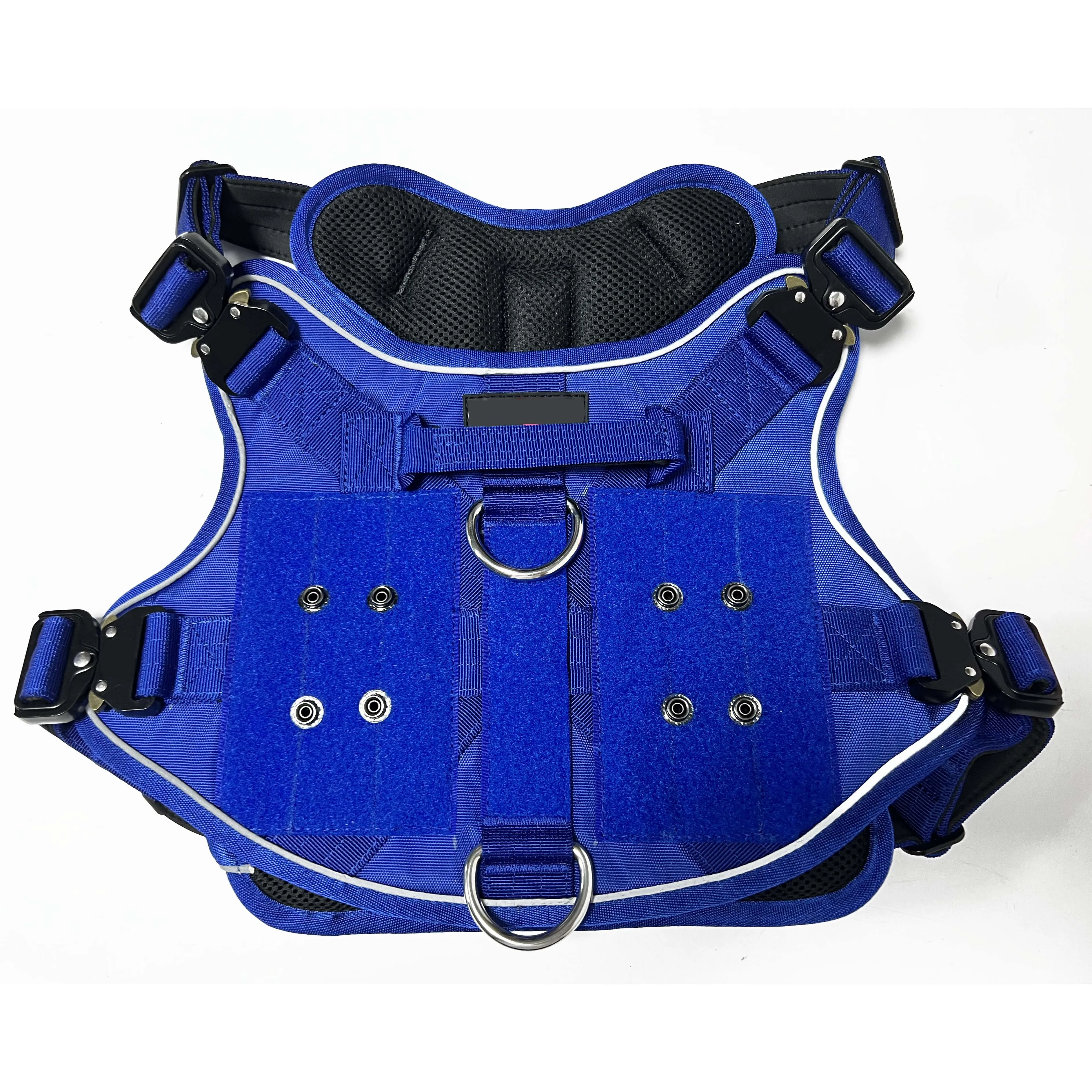 Metal Buckle No Pull Heavy Duty Tactical Dog Harness  Vest with Handle