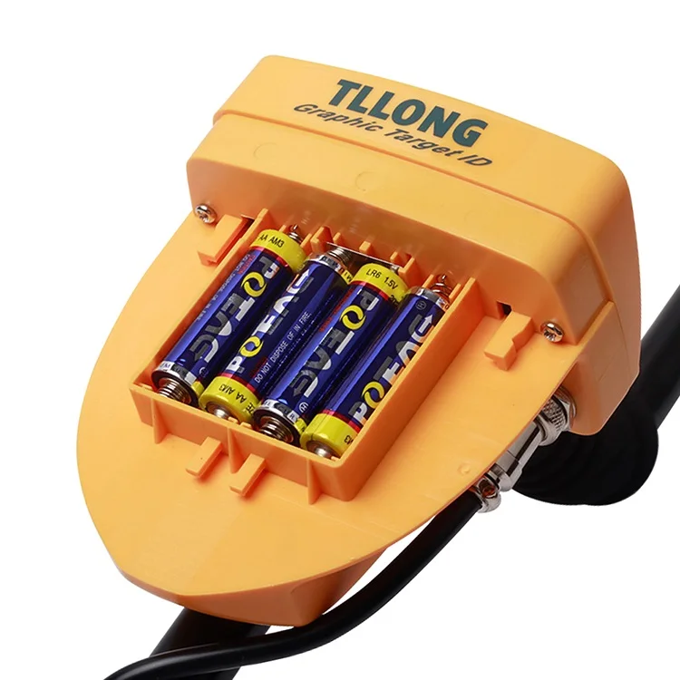 GTX500 Yellow waterproof LCD Display  Gold Metal Detector with five model lightweight detector