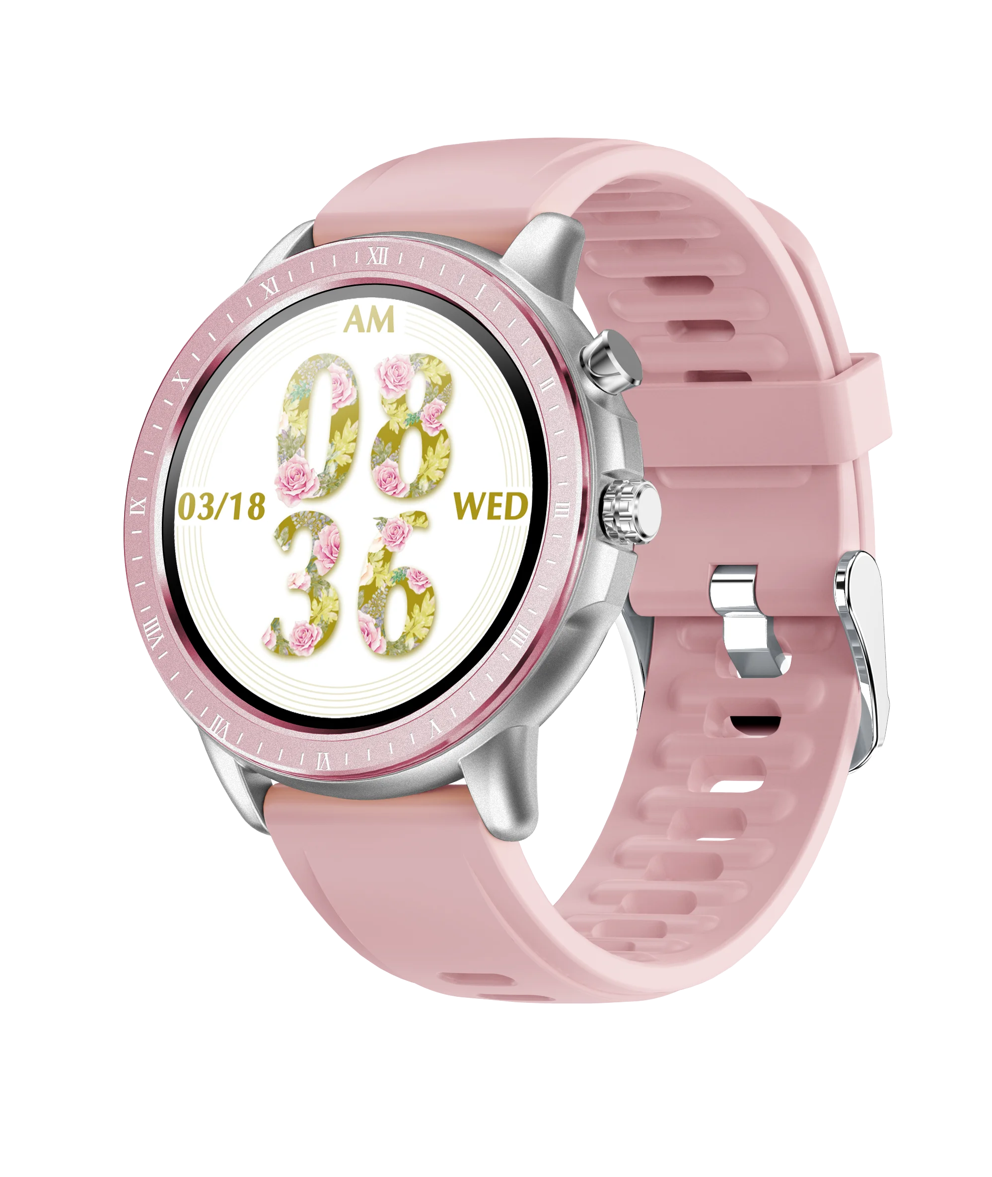 1.3inch Full Touch Round Screen W23 Smart Watch IP67 Waterproof Weather Forecast Men Women Sports Smartwatch Gloryfit