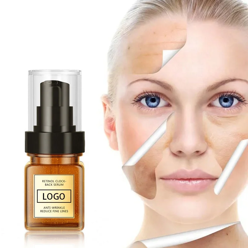 Hot Sales  Private Label Natural Organic Facial Skin Care Anti Aging Anti Wrinkle Retinol Face Serum
