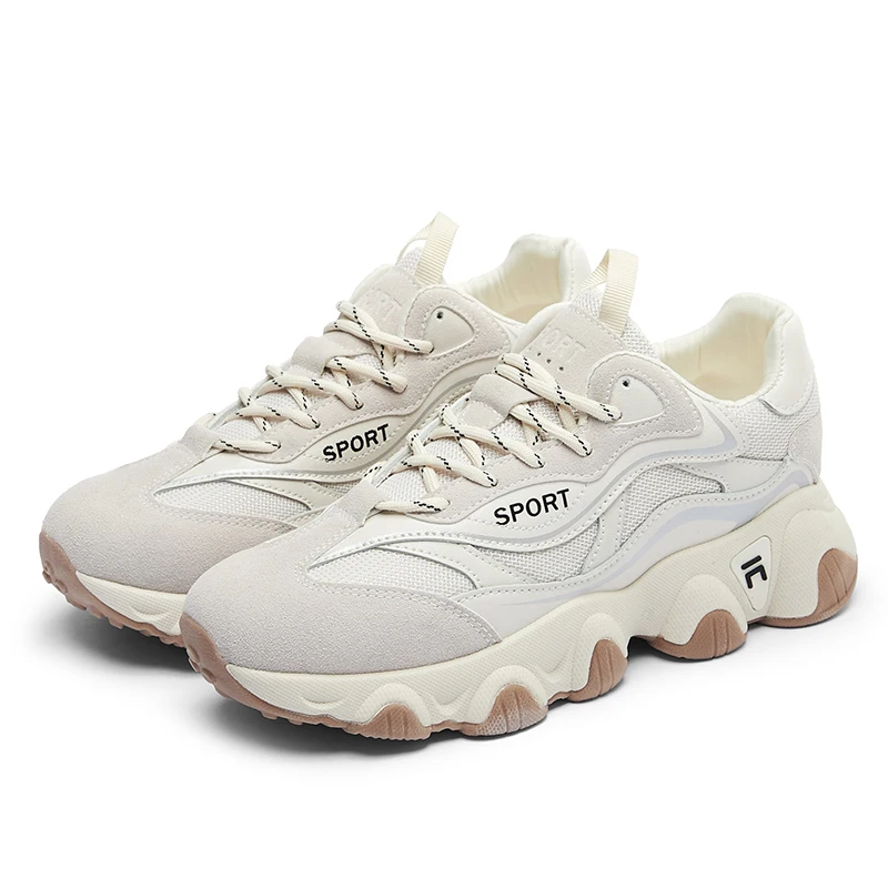 Прямые продажи с фабрики 2020 весенние и летние спортивные туфли Корейские дикие повседневные туфли сетчатые дышащие женские туфли на толстой подошве