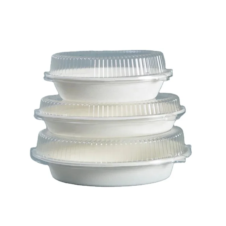 bio degradable packing oval serving tray sugarcane plates bagasse bowls