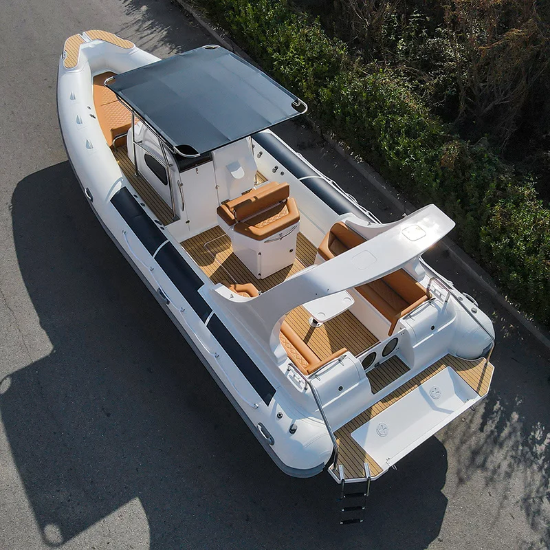 Hot Selling Liya 27 feet Large Luxury Rib Boat Cheap Yacht Tender 8.3 meter with Outboard Motor