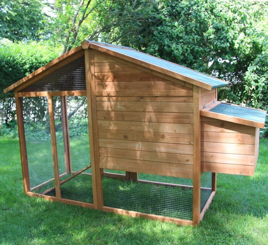 Jaalex High Quality Wooden Outdoor Backyard Chicken Hen House Pet Rabbits Hutch With Egg Box For Sale