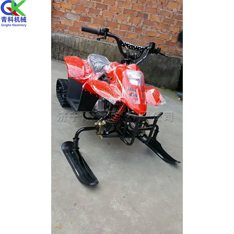 QK brand Crawler Outdoor Snowmobile Ice Motorcycle Resort Recreational Vehicle Snow Scooter with high quality