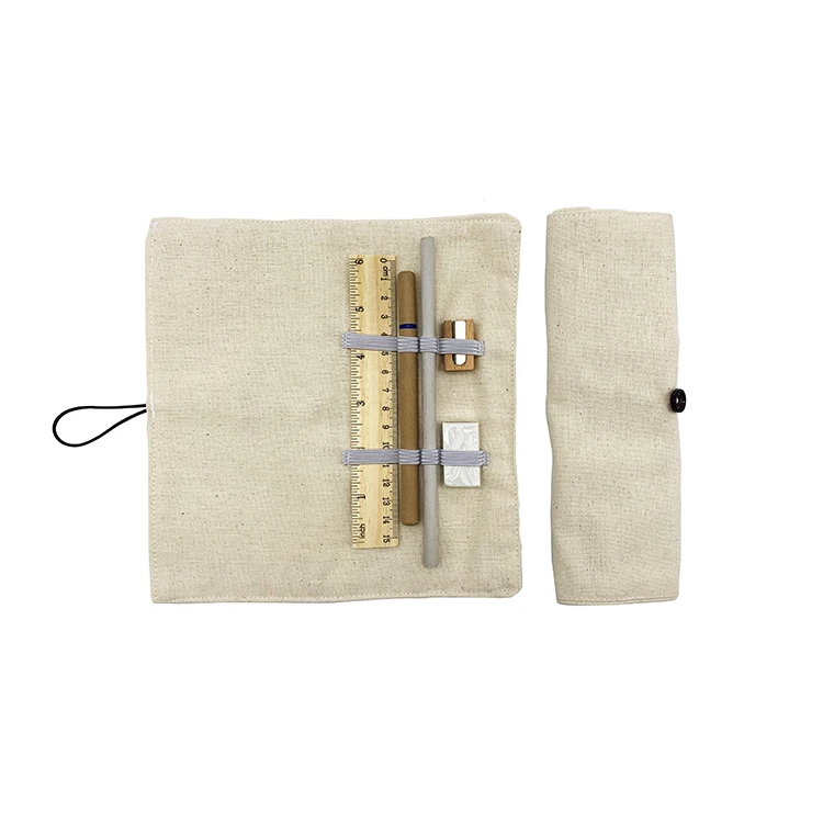 China Factory Customized Logo  Fashion Retro Style Cotton and linen fabrics Office Student Stationery Set