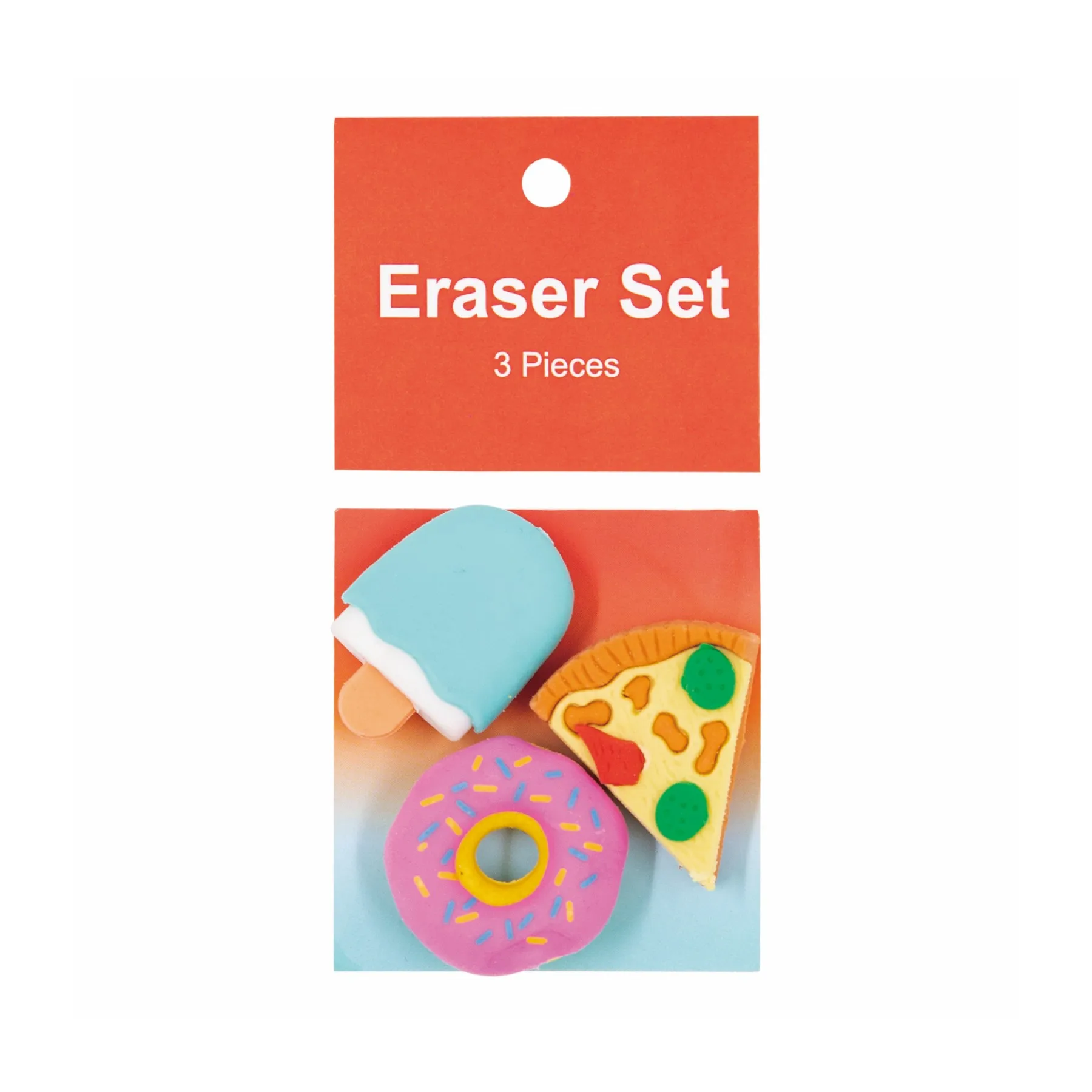 Hot Sale Custom Girls Mini Kawaii Eraser Set For Students