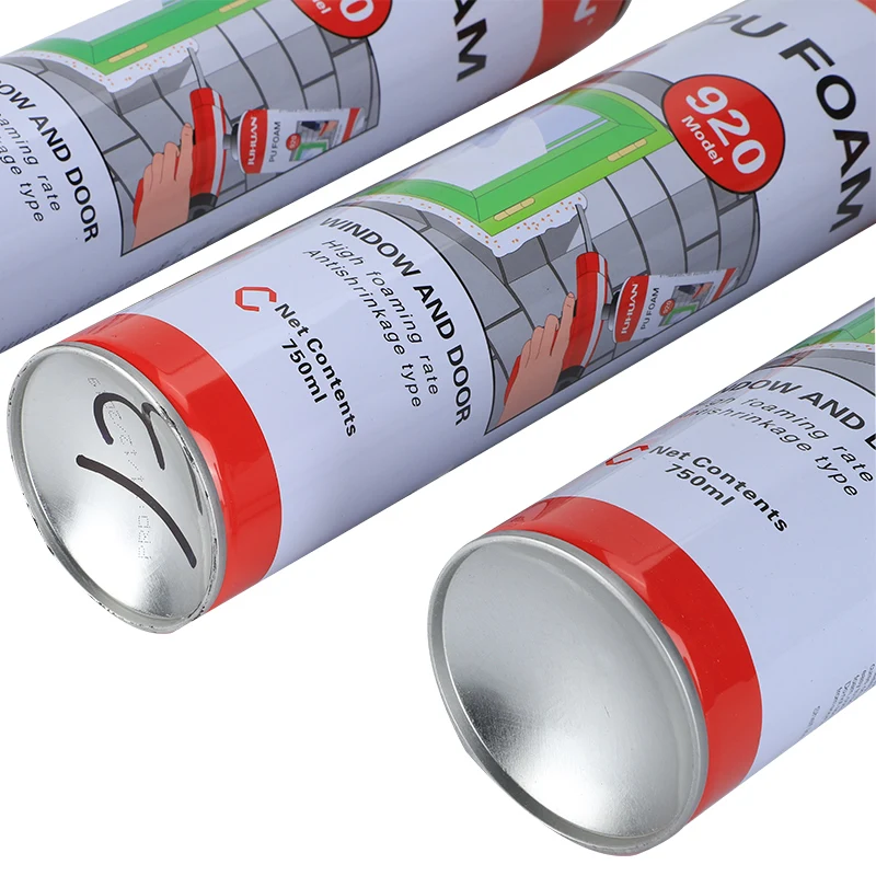 High quality gun polyurethane foam with a perfect structure and high density, designed for professional mounting of windows