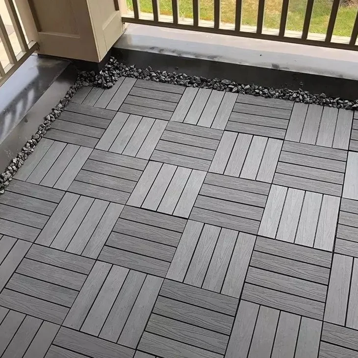 300*300mm balcony Terrace Garden Patio Flooring Interlocking Plastic Deck Tiles for indoor outdoor