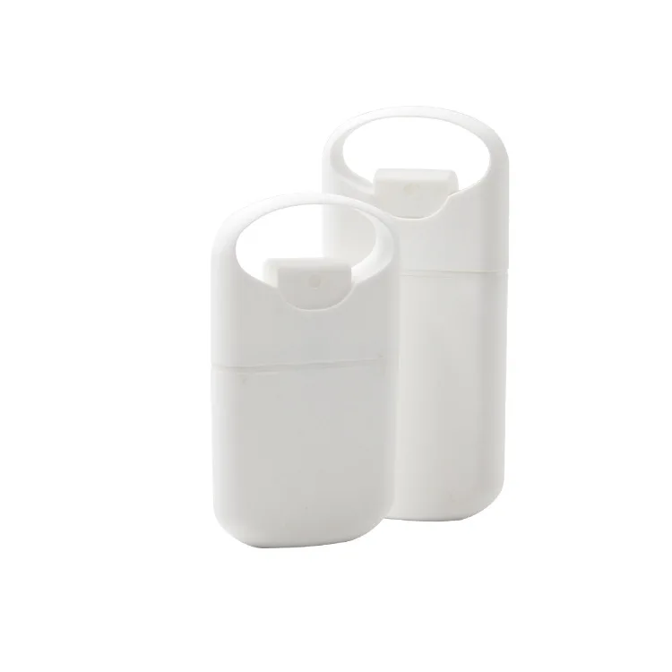 Free sample Candy Color 20ml 30ml Pocket Spray Bottle For Perfumes Container Portable PP Material Card U-shaped Spray Bottle