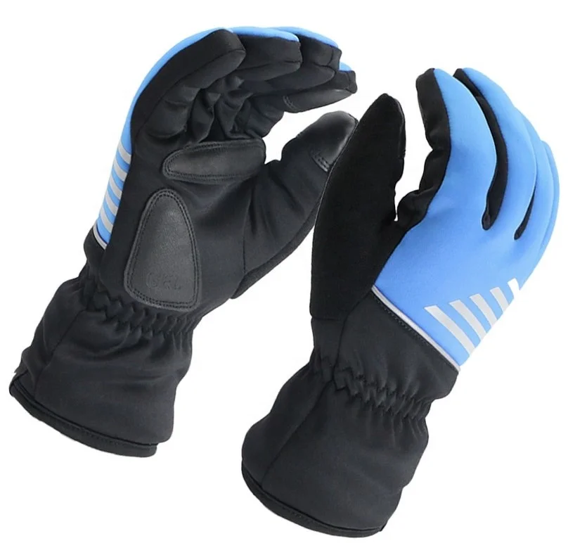 2021 New Design  Men Women Full Finger Winter Warm Sports Outdoor Full finger Windproof Waterproof Touch Screen cycling gloves