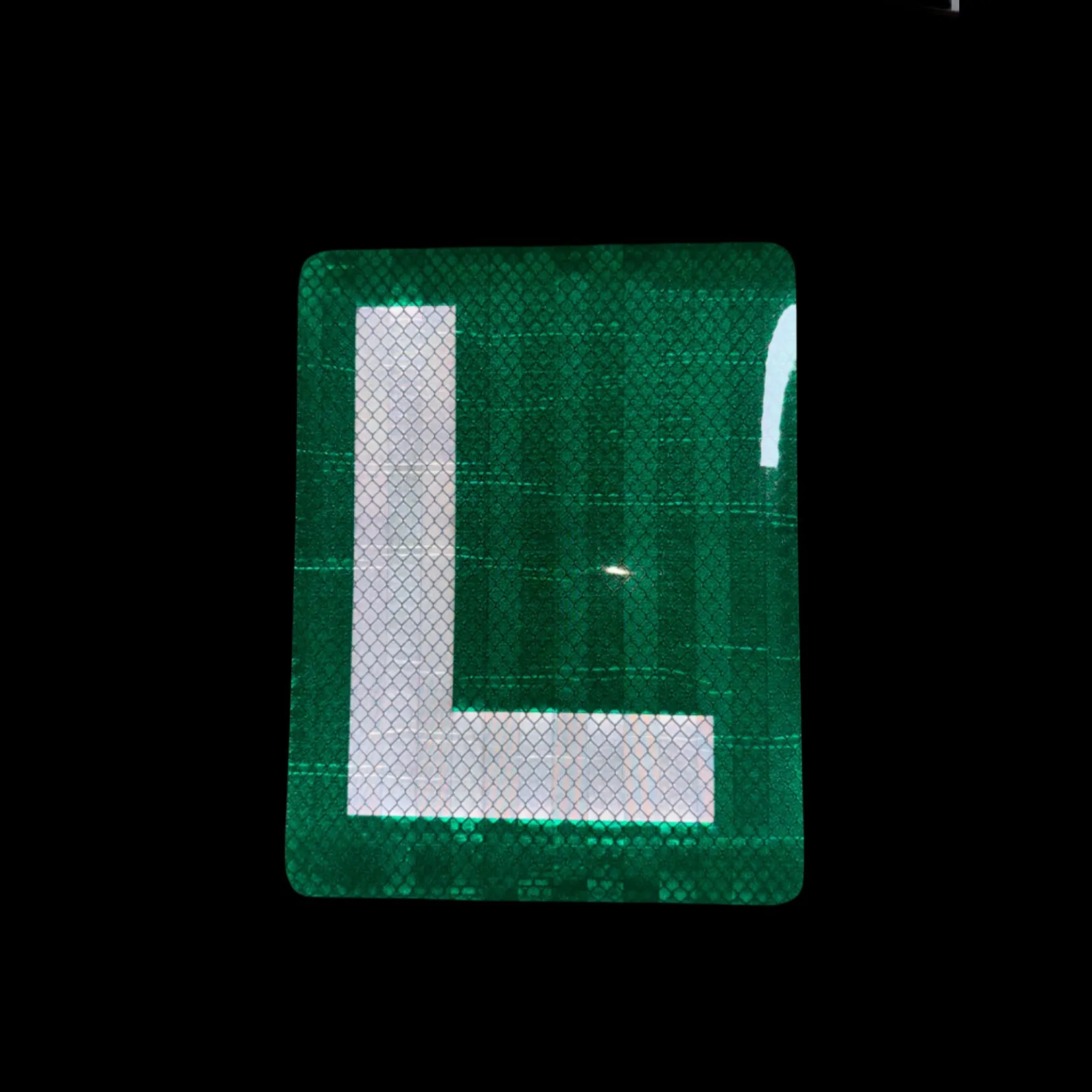Spain Pegatina Novato en la carretera L Reflective Warning Novice on the Road L Sticker