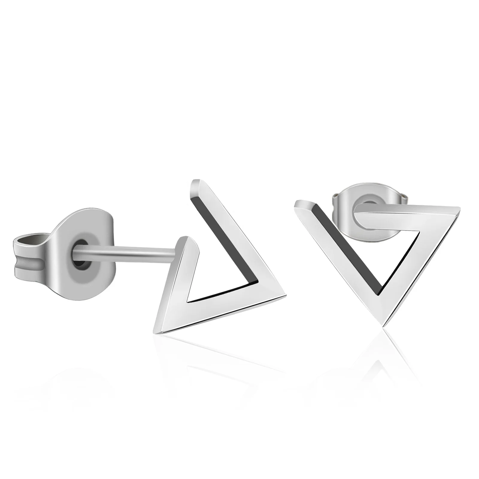 hypoallergenic nickel free earrings titanium earrings for women in different shapes pure titanium stud earrings