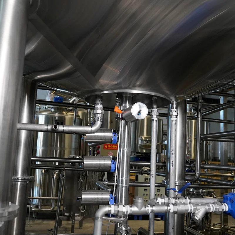 5BBL 8BBL steam heated brewhouse with mash lauter tun kettle whirlpool tanks for taproom brewpubs