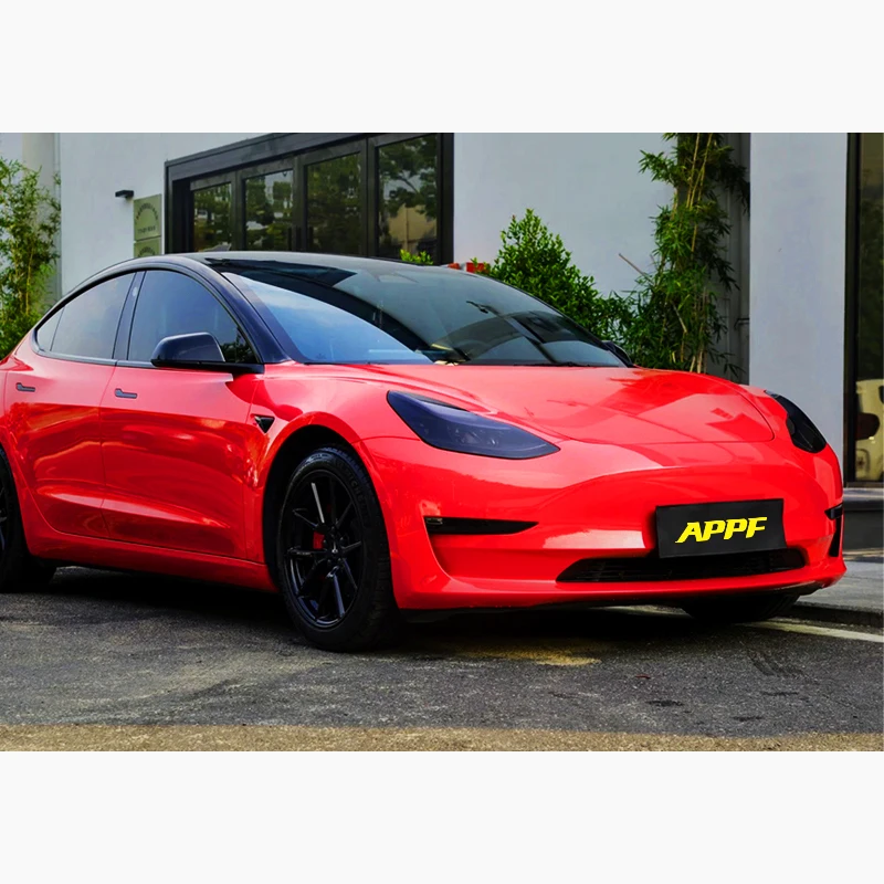 Car Wrap Protective Headlight Film Domestic Dark Black Automobile Tail Light protective Film TPU Protective Film
