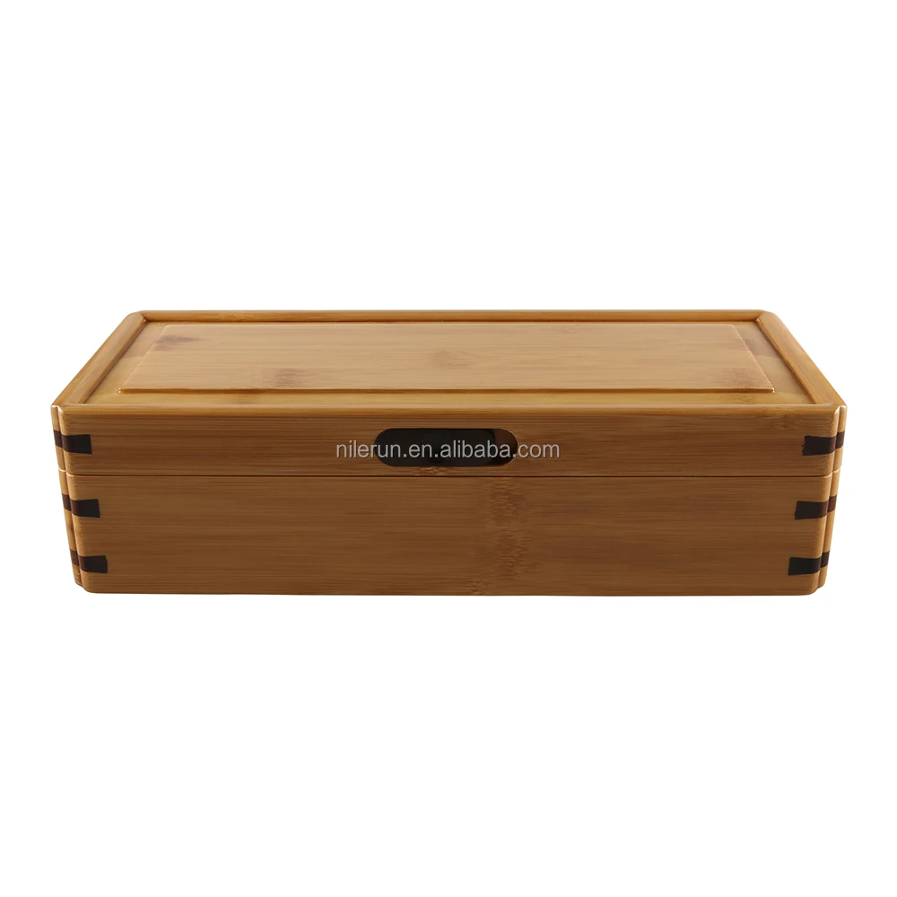 Luxury Wooden Candy Container Holder Coffee Caddy Storage Organizer Chest Jewelry Gift Packaging Case Big Large Bamboo Tea Box