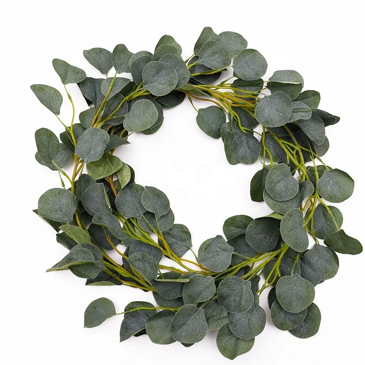 Wholesales Silk Greenery Vine Garland Faux Ivy Plant Eucalyptus Artificial Flowers for Christmas Diy Decoration