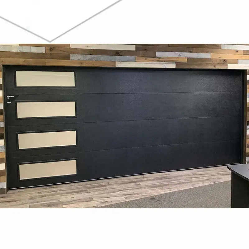 Top Manufacturer 5 Years Warranty Automatic Aluminum Tempered Glass Full View Plexiglass Steel Security Glass Garage Doors Aorot