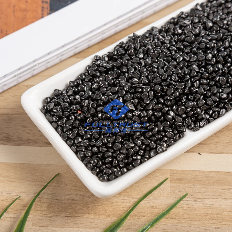 PP M2505 BK recycled black polypropylene MFI 25 resin granule