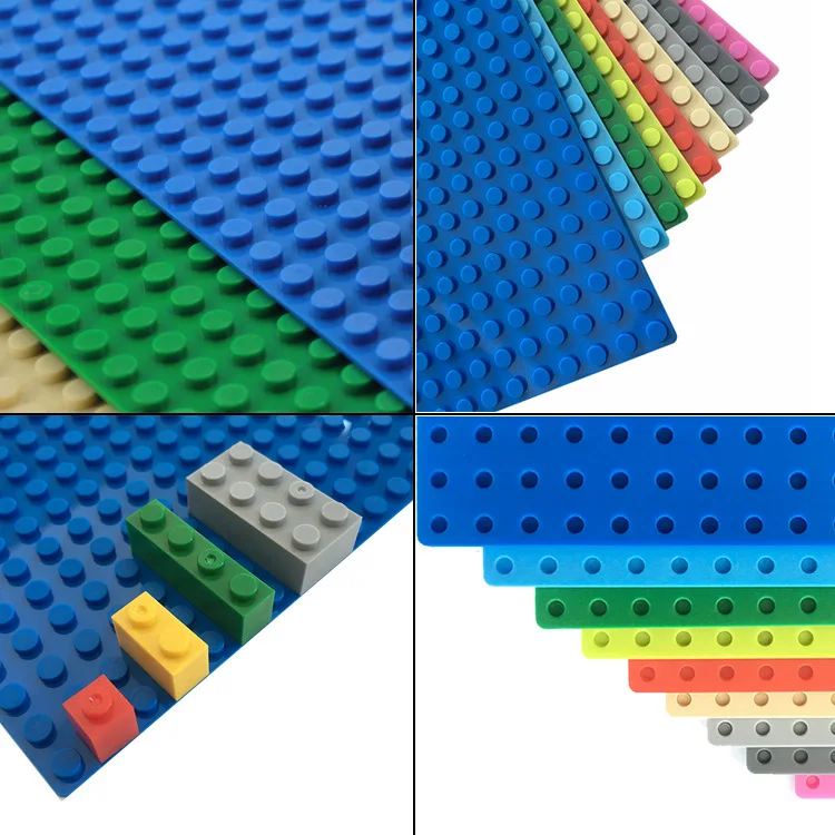 Classic Base Plates 32X16 Dots  DIY Plastic Building Bricks Plate Compatible
