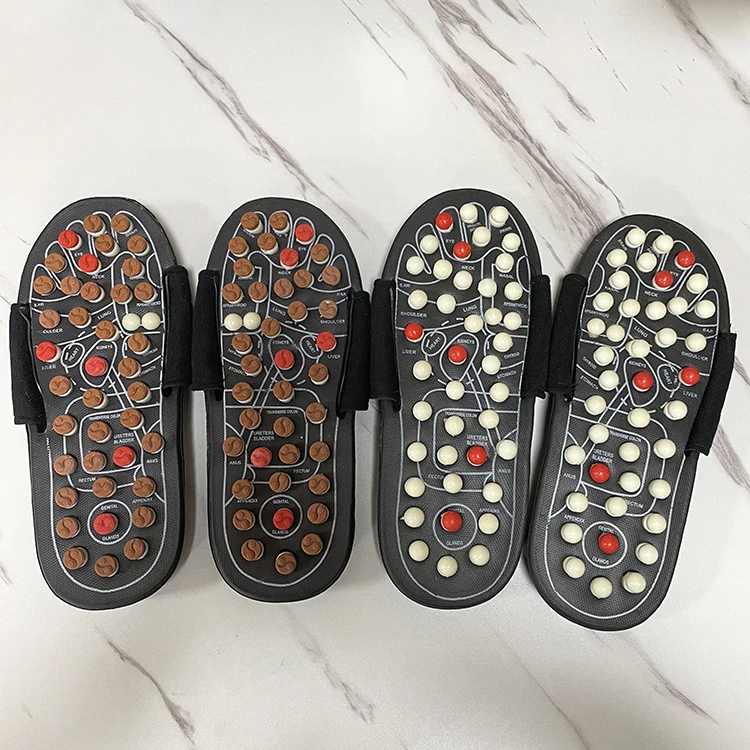 Pretty Design Female Wholesale Acupuncture Slippers Foot Bath Massage Shoes For Man