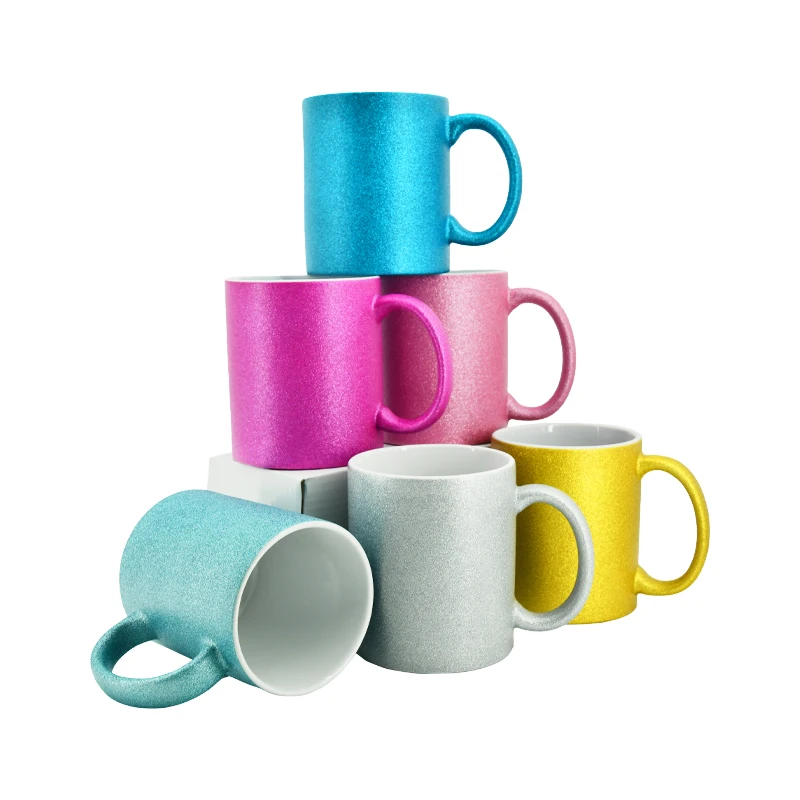 US Warehouse 11oz Sublimation blanks Ceramic Mugs with Logo Custom Drinking Cup with Handle