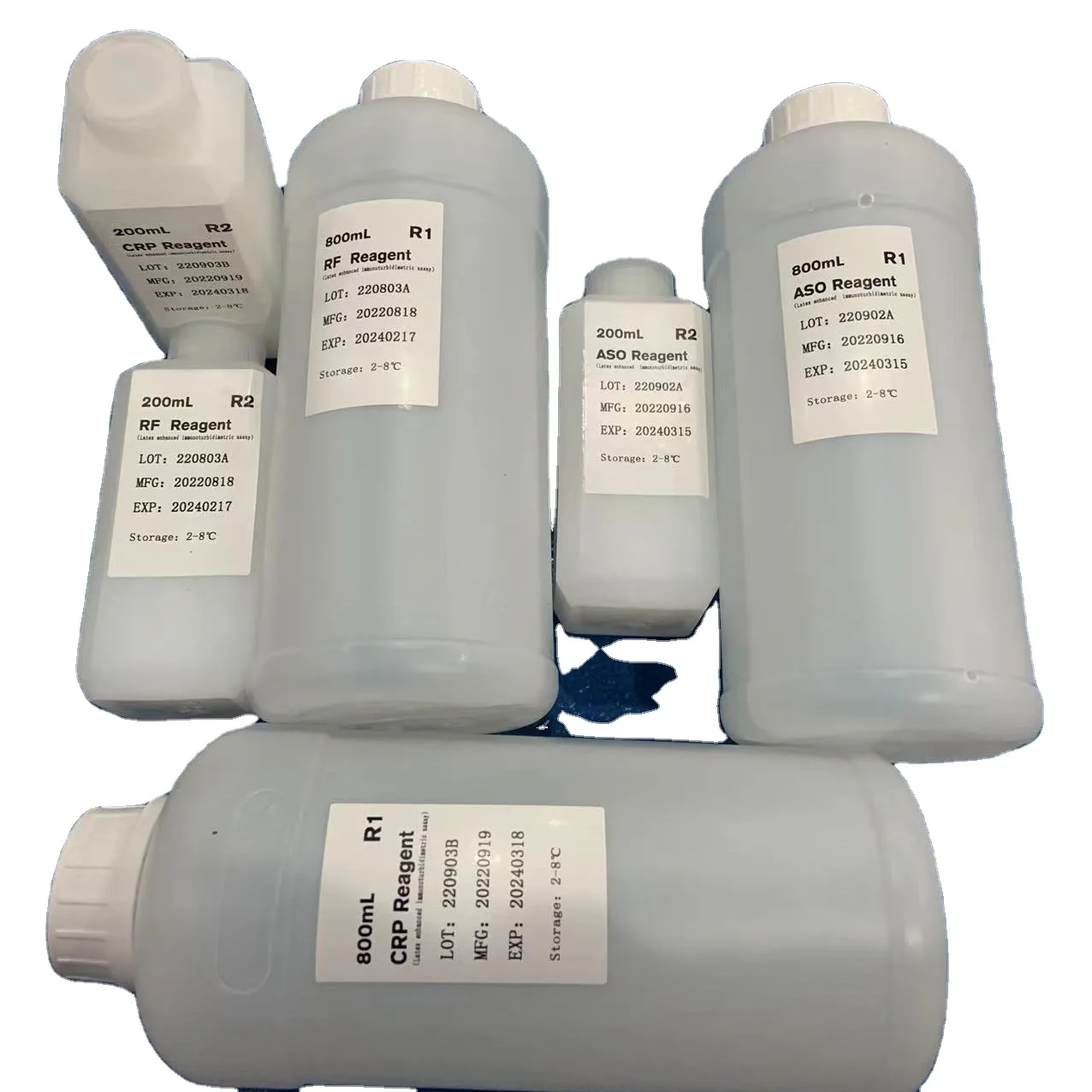 BIOSINO OEM Bulk Kit Liquid Latex Immuno turbidimetric rheumatism ASO CRP RF CCP reagents for automatic biochemistry analyzer