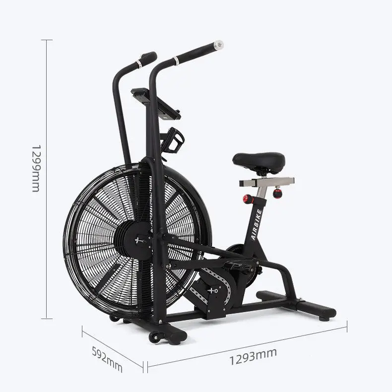 MKAS Professional Air Bike Commercial Use Gym Fitness Equipment Exercise Air Bike